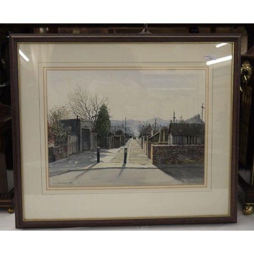 94 - Peter Williams
 Watercolour drawing
 'Knowle Park' 10cms x 15cms - framed
 Andrew Pringle 
 Oil on b... 