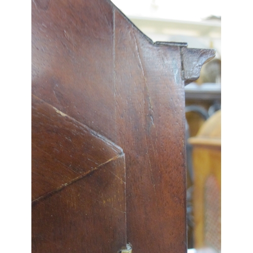 60 - Circa 1800 bracket clock by Robert Roskell & Son, the mahogany triangular top with moulded edge, wit... 