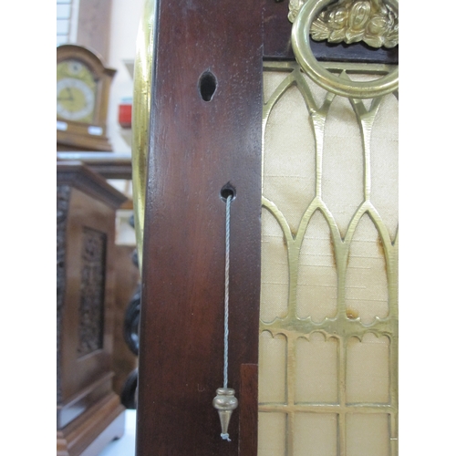 60 - Circa 1800 bracket clock by Robert Roskell & Son, the mahogany triangular top with moulded edge, wit... 