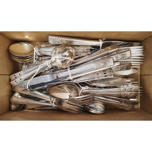 220 - Box of Community Plate flatware