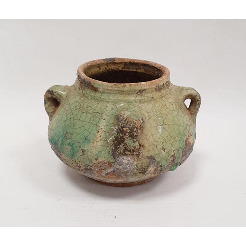 26A - Possibly Omani or from the UAE and from the borders of the Musandam Peninsula, pottery turquoise gla... 