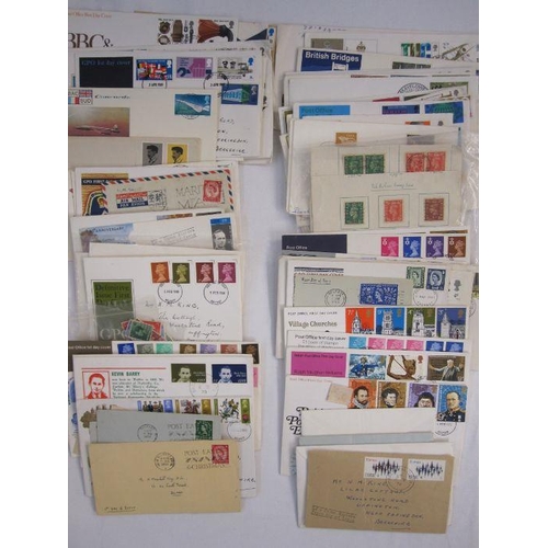 11 - Three stockbooks and bag of miscellaneous stamps, mostly GB, KGB to QEII, includes a few mint decima... 