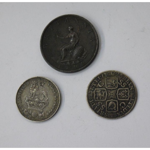 150 - Early Milled coinage, George I (1714-27), Shilling, 1723 South Sea Company (1), George IV (1820-3-) ... 