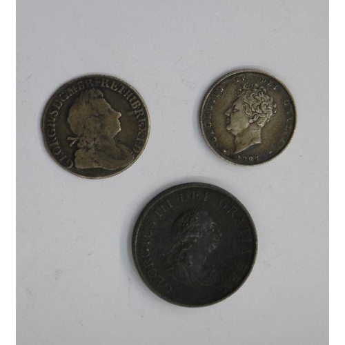 150 - Early Milled coinage, George I (1714-27), Shilling, 1723 South Sea Company (1), George IV (1820-3-) ... 