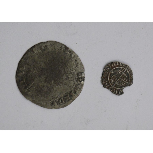 152 - Edward VI (1547-53) Shilling Debased, poor but portrait visible with part legend (1),  Henry VIII (1... 