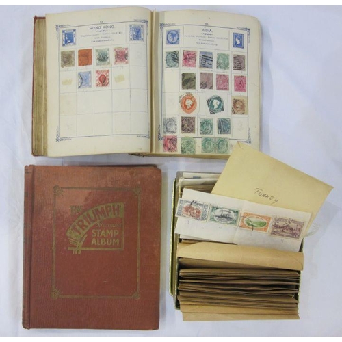 17 - A collection of world stamps including UK, US, France, Italy, Austria, Finland, Morocco, Russia, Tas... 