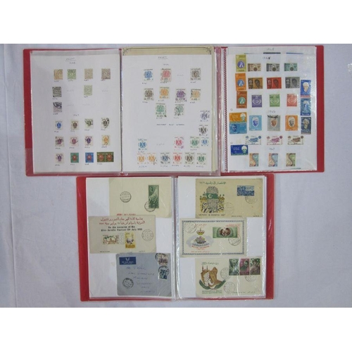 18 - Seven folders of Egyptian stamps, end covers/cards and a folder of Sudanese stamps (8 folders)