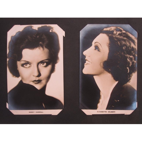 224 - Album of actors and actress of the 1920's as well as a complete Will's Cigarette card paperback albu... 