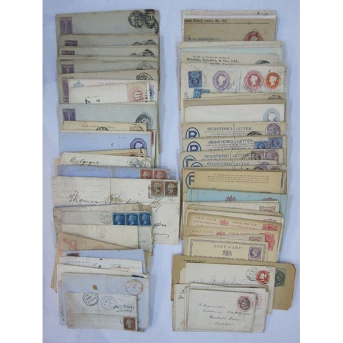 24 - Box of mainly postal history, a few stamps QV-QEII including pre stamps (1 box)