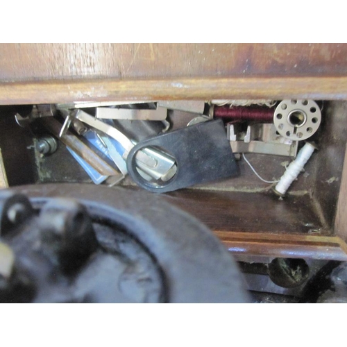 244 - 1920's Jones Family C.S Sewing machine