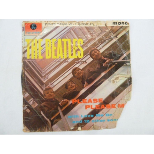 251 - THE BEATLES - SIGNED  - The Beatles LP  'Please Please Me' signed by all four Beatles and other name... 