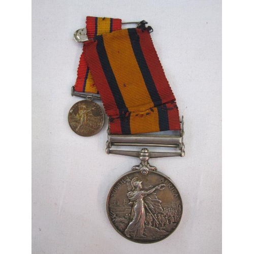 270 - Boer war Queens South Africa medal with Transvaal and Natal clasps, named to K M Pardhy Surgeon and ... 