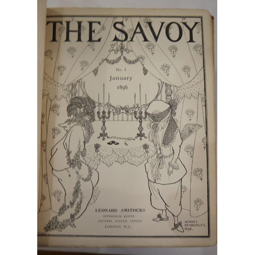 360 - The Savoy Illustrated Quarterly, 2 copies of no.1, January 1896, no.2 April 1986 and no.7 1896, Aubr... 