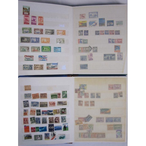 37 - 13 albums (including 4 blank) and box of loose stamps and many commercial covers, stamps from all pe... 