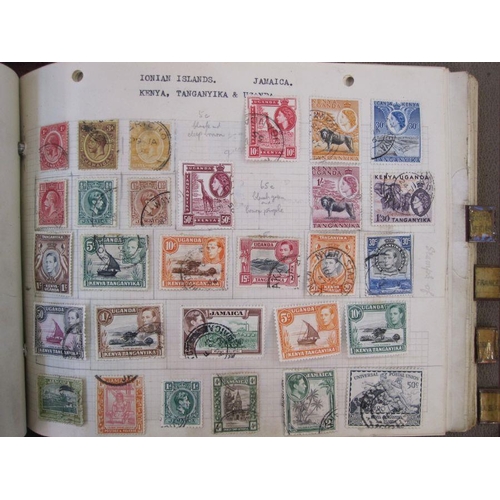 37 - 13 albums (including 4 blank) and box of loose stamps and many commercial covers, stamps from all pe... 