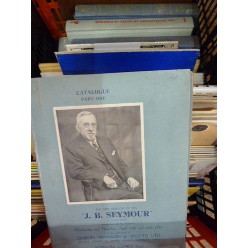 53 - Philately - Various volumes and catalogues to include Robson Lowe 'J B Seymour collection' 1951, Rob... 