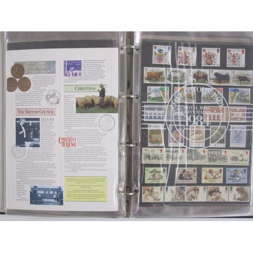 7 - Large A3 binder witih unmounted mint GB decimal stamps, mostly 1980 to 90's, face value of £40 plus,... 