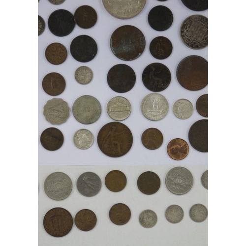 87 - Interesting lot of coins to include, Charles II 4 pence, American, Canadian and Victorian Silver