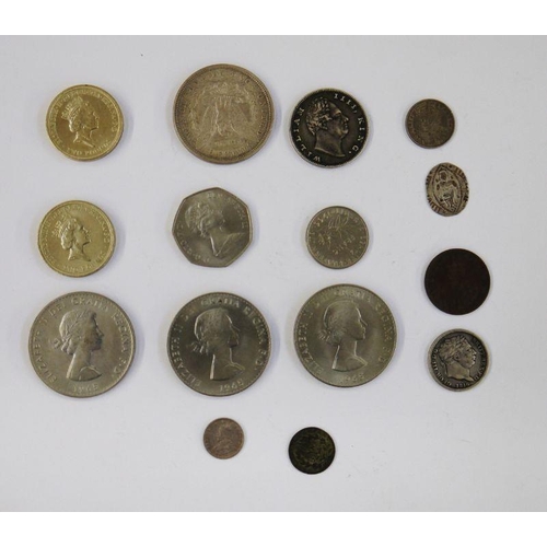 88 - Group of coins to include American Morgan Dollar, commemorative Crown and Foreign Silver