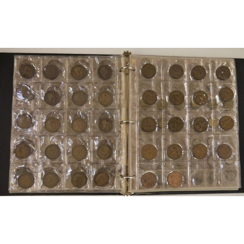 95 - Collection of mainly British pennies and farthings, in various grades but generally low grade, some ... 