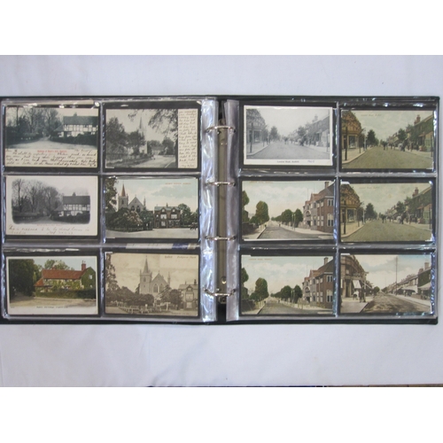 227 - Early 20th century postcard of various sights around Redhill contained in album (approx. 200) and ea... 