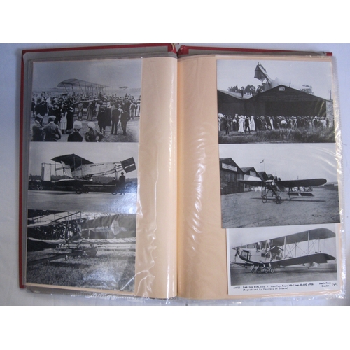 26 - Box of Aviation photo cards plus album of Australia including many KGV used, two special albums of C... 