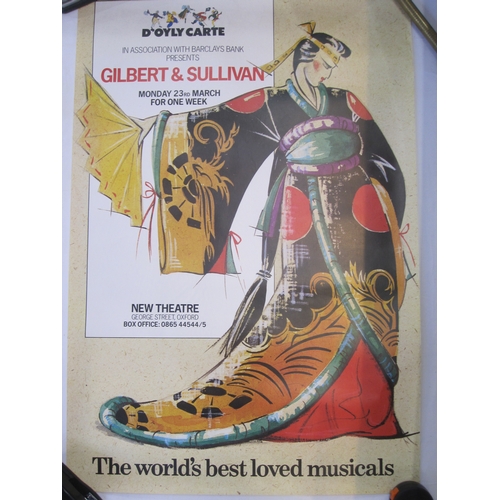 214 - Ten film and theatre posters including Anthony and Cleopatra, RAC Aldwych Welsh National Opera, 1997... 