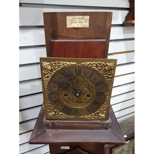 1000 - Possibly 19th century mahogany longcase of diminutive proportions, the brass dial marked 'Turner', w... 