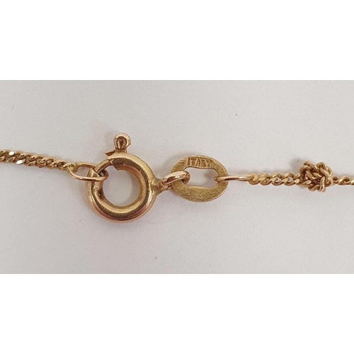 351 - 9ct gold chain link necklace and others, gold and gold-coloured, variously marked (2 boxes)