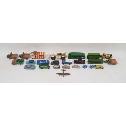 399 - Assorted diecast model cars to include Dinky Toys moto cart, Dinky Toys Commer, Dinky Toys Bedford t... 