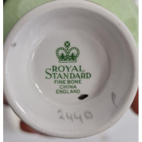 50 - Royal Doulton china dinner service 'Platinum Concorde' pattern, mainly for eight persons, to include... 