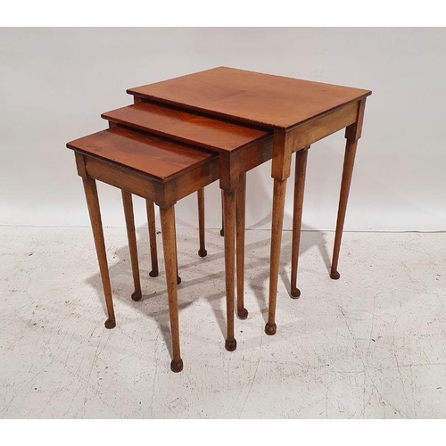 1298 - Mid century nest of three tables