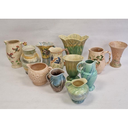 19 - Quantity of Beswick, Arthur Wood,  Price Bros. and similar pottery jugs and vases (12)