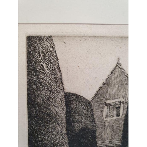 287 - After F L Griggs (1876-1938)
 Etching
 Owlpen, signed in pencil lower right (18.5 x 23.5 cm)