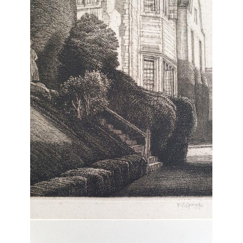 287 - After F L Griggs (1876-1938)
 Etching
 Owlpen, signed in pencil lower right (18.5 x 23.5 cm)