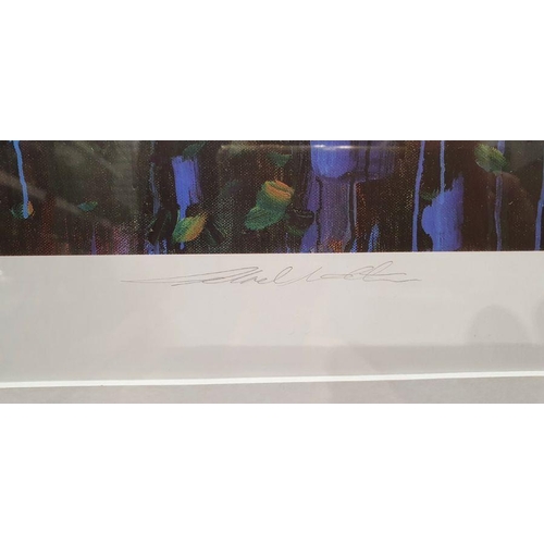 290A - Michael White (Australian, contemporary) 
 Limited edition print 321 / 750
 'Gum Trees', signed lowe... 