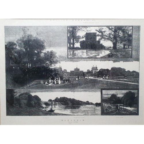 305 - After Mounteard
 Lithographic print
 Blenheim and two further (21 x 30.5 cm) (3)