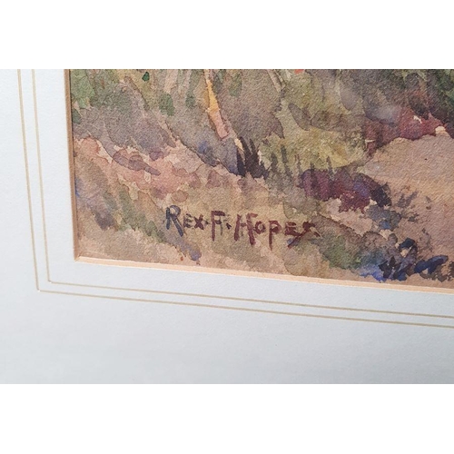 333 - Rex Frederick Hopes (1890-1982) (Bristol Savage Club) 
 Watercolour
 Beach scene, signed lower left,... 