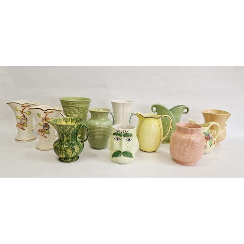 34 - Quantity Shorter, Crown Devon and similar jugs and vases (12)