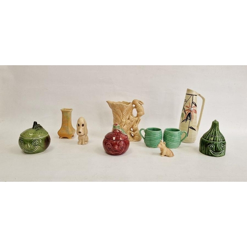 39 - Sylvac apple sauce pot, 4549, cucumber pot 4565, beetroot pot 4553, other Sylvac and similar ceramic... 