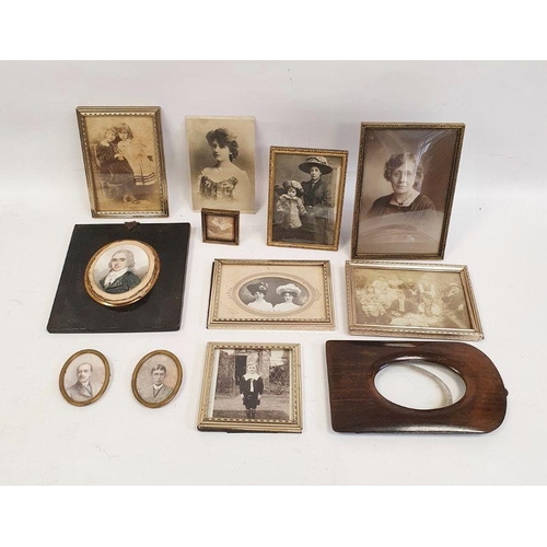 398 - 19th century school
 Miniature ivory study of a gentleman in coat with white ruff in frame, 5.2 x 7.... 