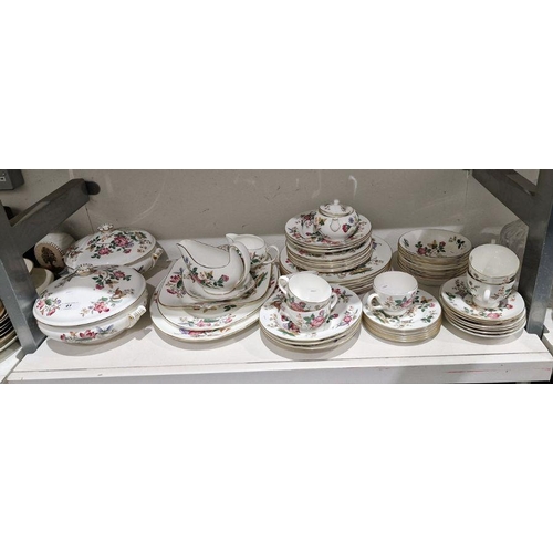 41 - Wedgwood Charnwood part-dinner service, mainly for six, to include bowls, covered tureens, serving p... 