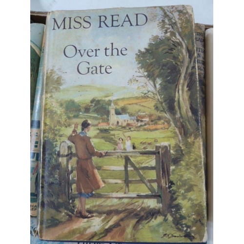 153 - 'Miss Read' (Dora Jessie Saint 1913-2012)'
 Quantity, mainly first editions, all with djs not price ... 