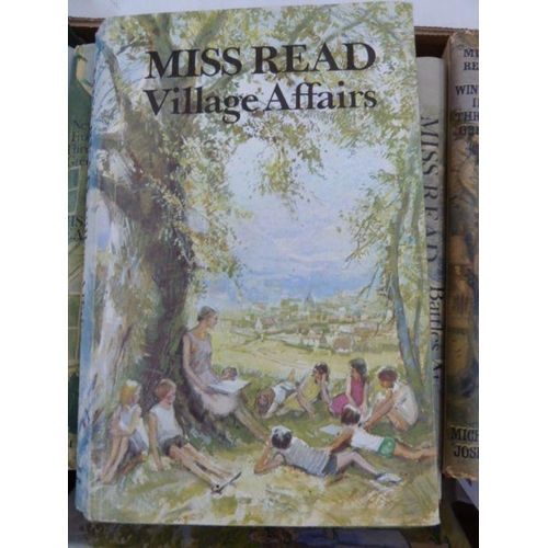 153 - 'Miss Read' (Dora Jessie Saint 1913-2012)'
 Quantity, mainly first editions, all with djs not price ... 