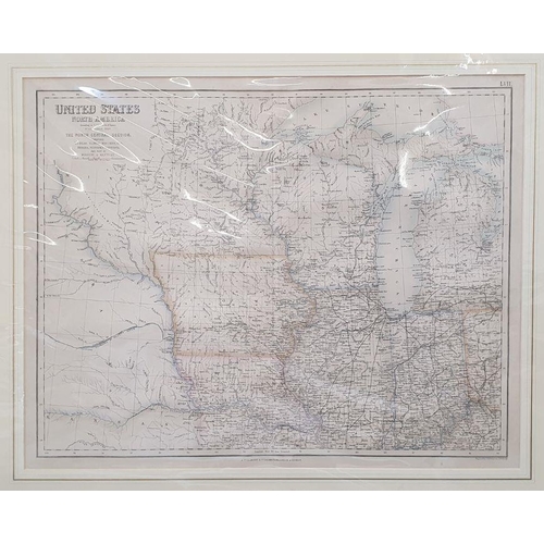 174 - Quantity of framed maps published by British Columbia and Vancouver Island, Denmark, Turkish Empire,... 