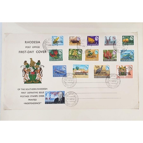 193 - British Empire/Commonwealth: Boxed collection consisting SG New Age stamp album (G-S) additional lea... 