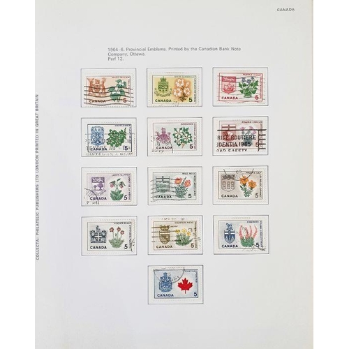 195 - Canada: Boxed QEII collection, 1953 on, of mint & used defin., commem. & postage due, including coil... 