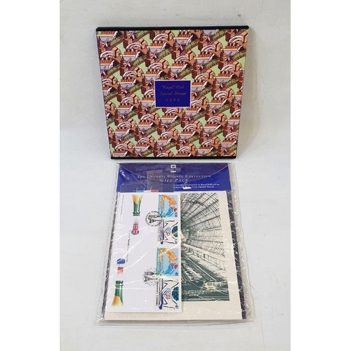 211 - GB: Seven Albums covering period 1987-2000; 3 of mint defin., commem. & postage due including bookle... 