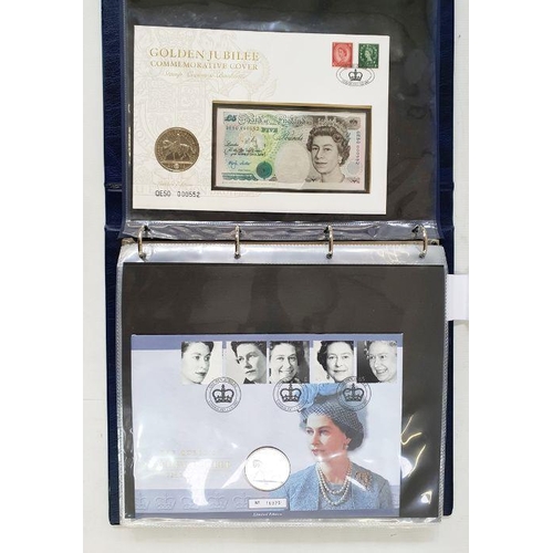 213 - GB: Collection of 167 Limited Edition Numismatic-Philatelic Covers, 1993-2021 inc. 9 Royal £5 proof ... 