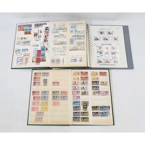 233 - GB: Box of 5 albums, 8 stockbooks & some loose pages of QEII, pre-decimal & decimal, IOM & Channel I... 